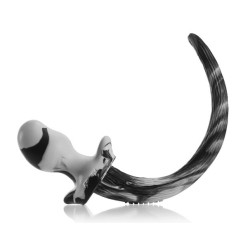 Oxballs Plug Queue Puppy Tail Beagle 9.5 x 5 cm Blanc